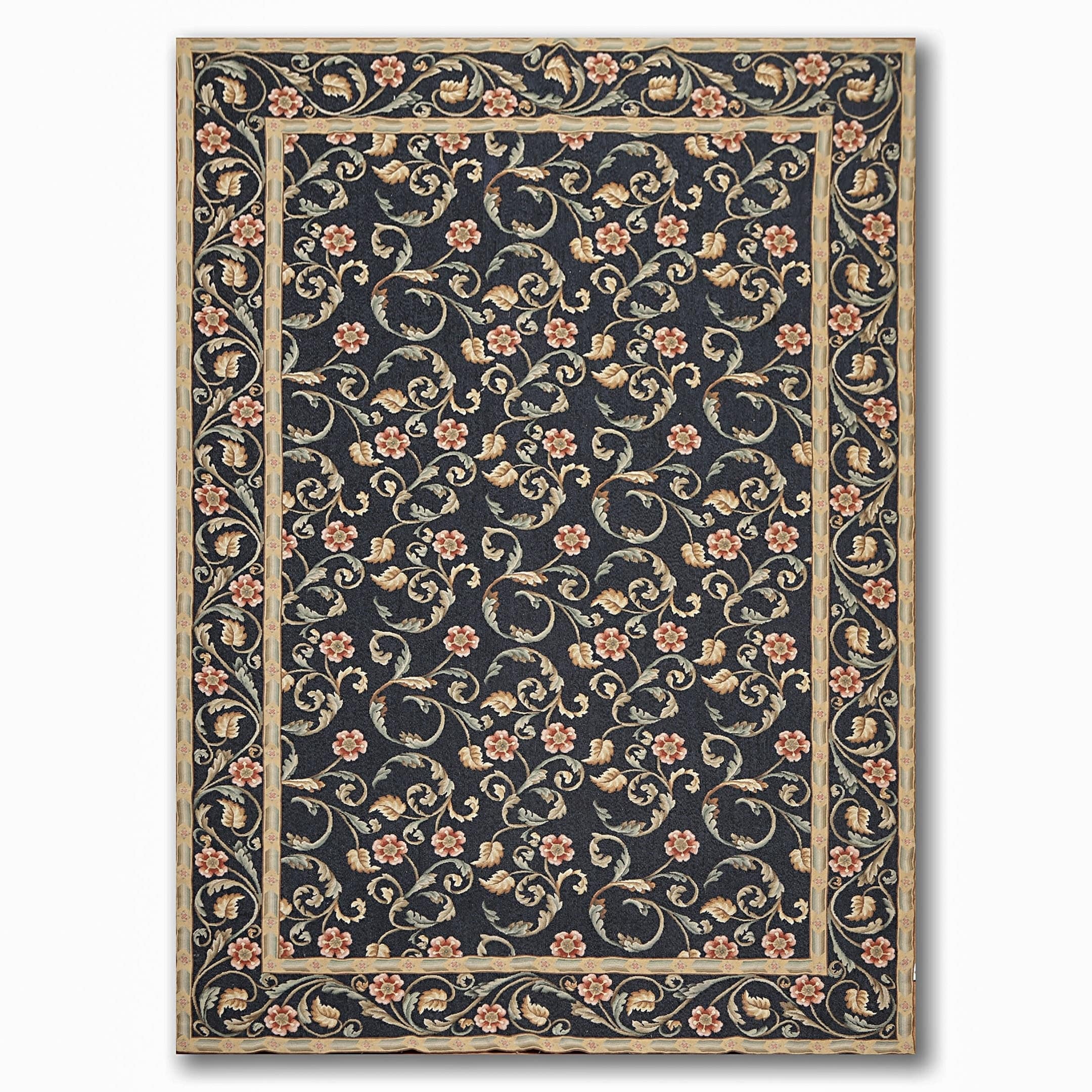 Shop Costikyan Country Cottage Botanical French Needlepoint Area