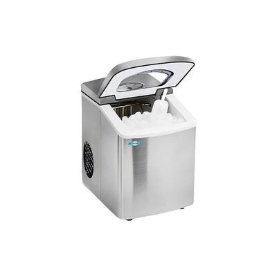 Elite MIM18SS Mr. Freeze Stainless Steel Portable Ice Maker
