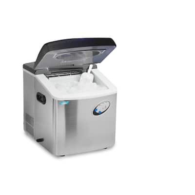 Elite MIM-88 Mr. Freeze Portable Ice Maker, Stainless Steel