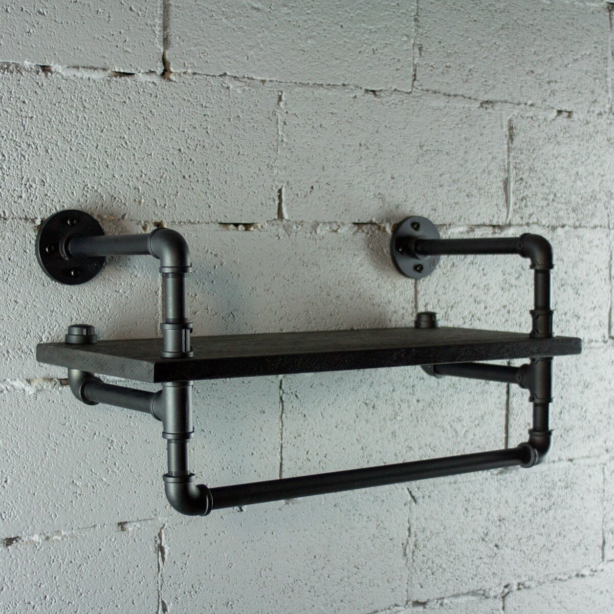 Shop Os Home And Office Model P27 Bs 27 Inch Decorate Pipe Shelf