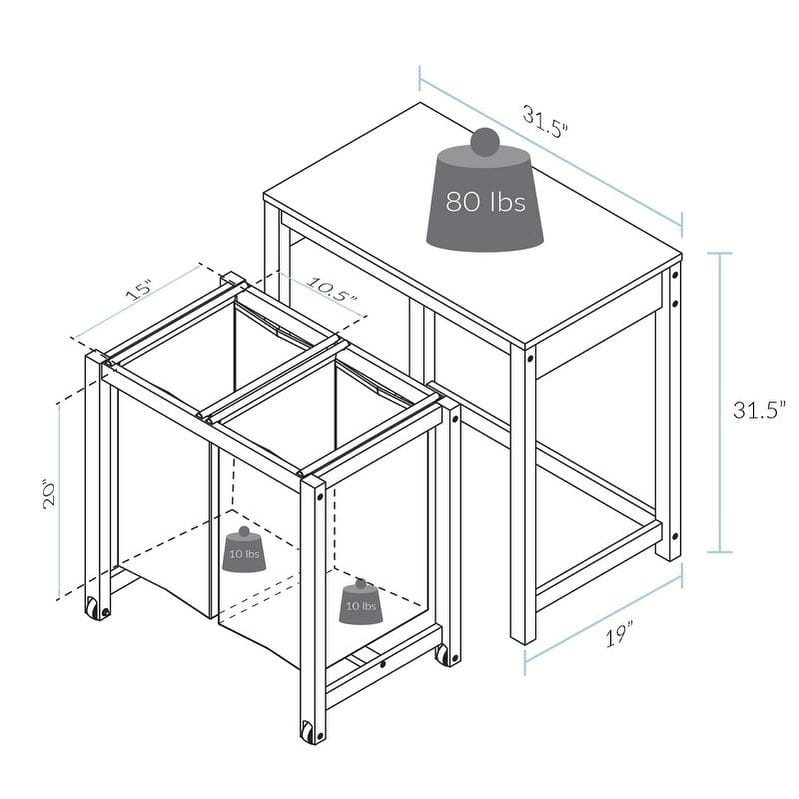 Eco Home Laundry Prep Hamper