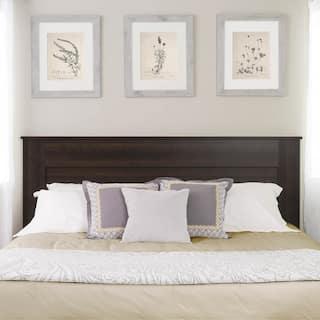 Size King Brown Headboards Online At Our Best Prepac King Flat Panel Headboard Multiple Finishes