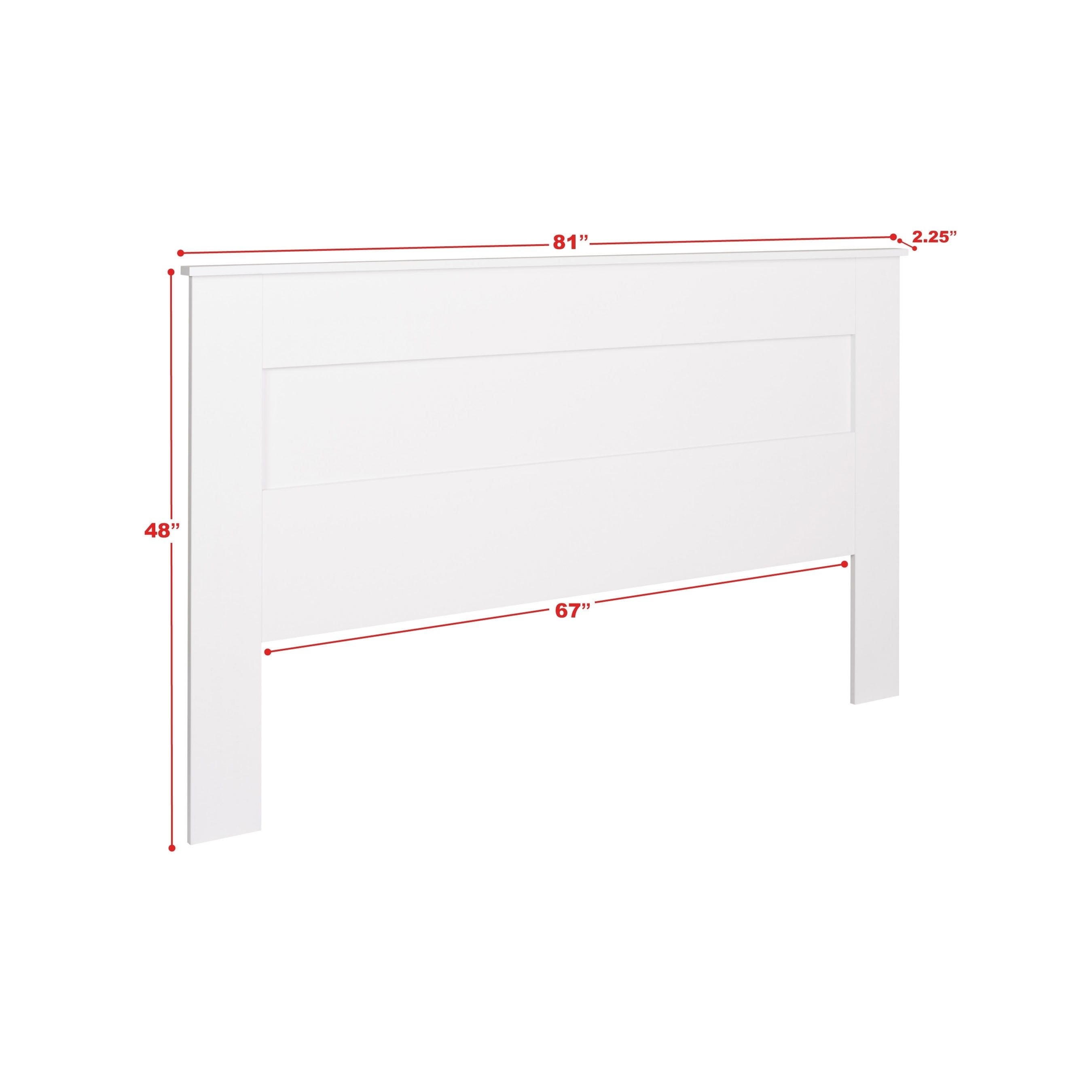 Prepac king deals flat panel headboard