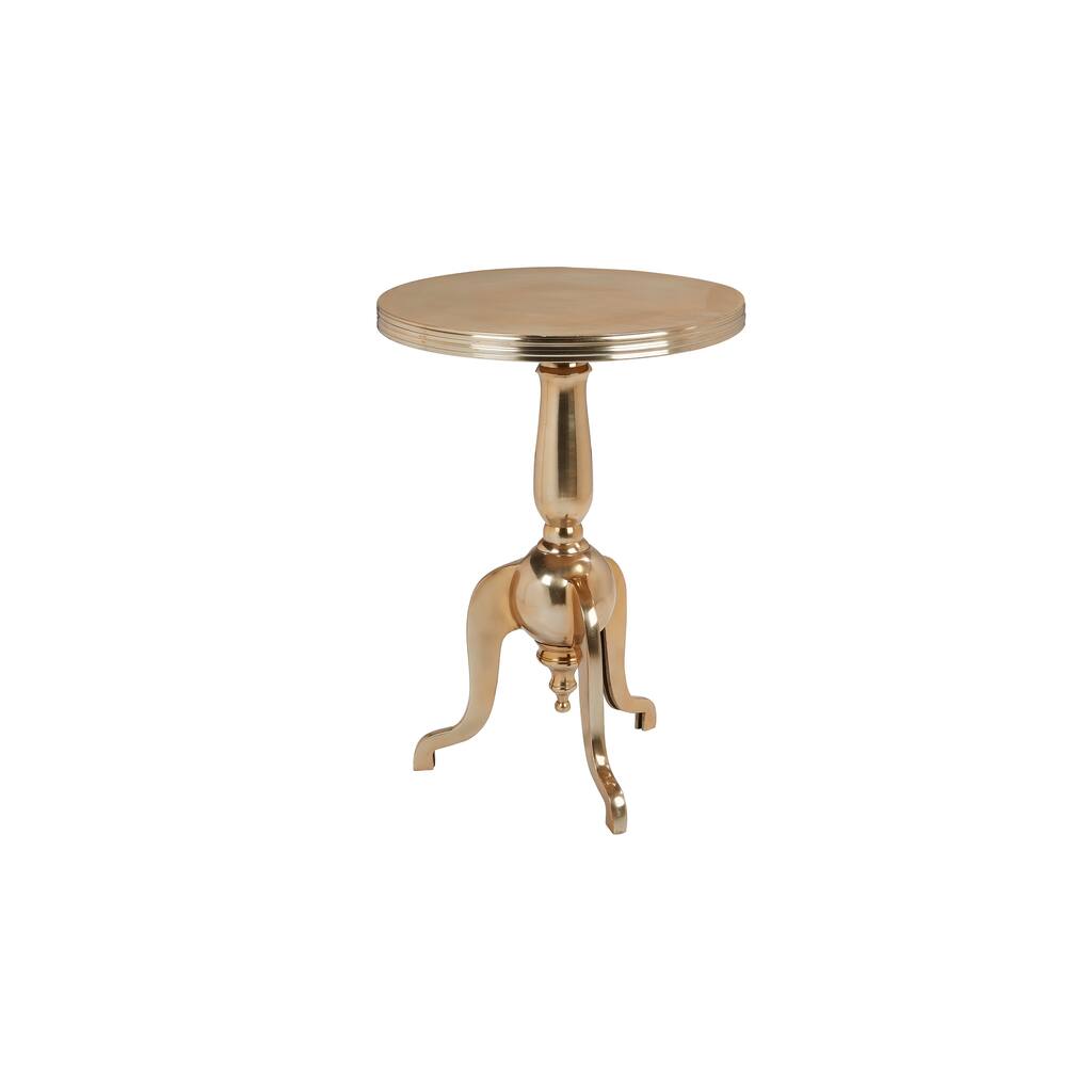 Camilla Modern Round Gold Side End Table