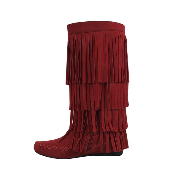 mudd fringe boots