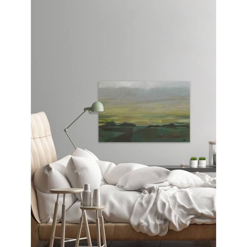 Misty Valley II' Painting Print on Wrapped Canvas - Multi-Color