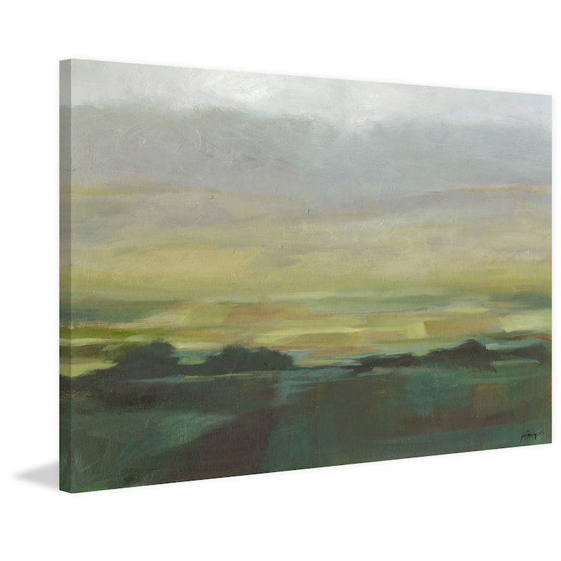 Misty Valley II' Painting Print on Wrapped Canvas - Multi-Color