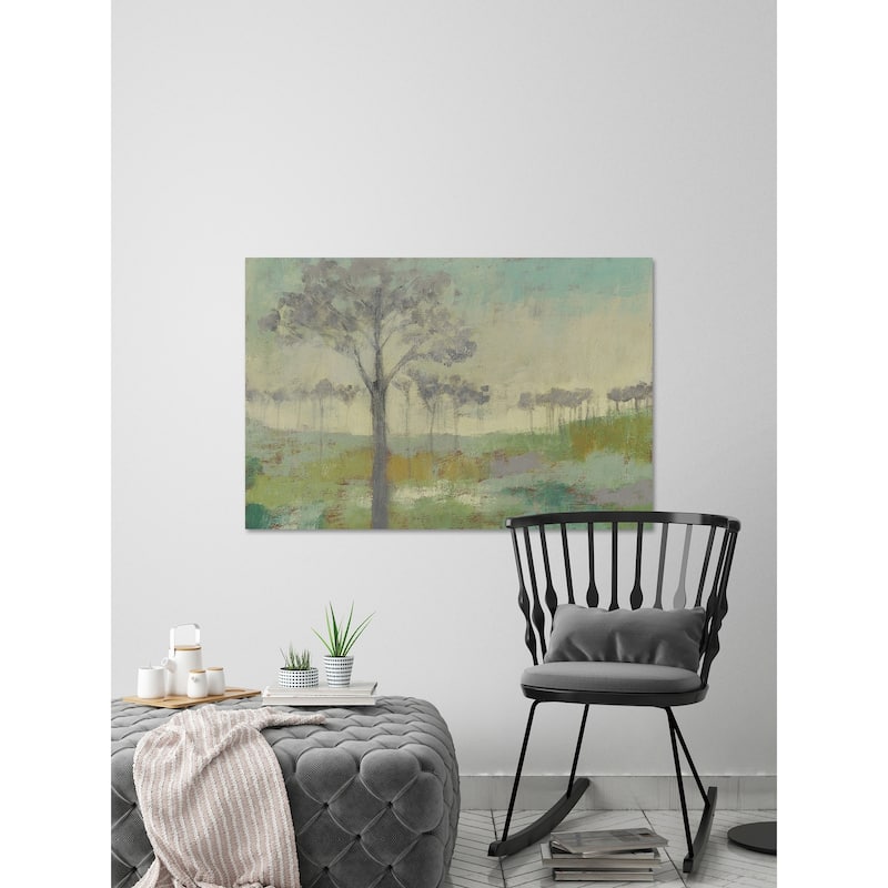 Tree Stand II' Painting Print on Wrapped Canvas - Multi-Color
