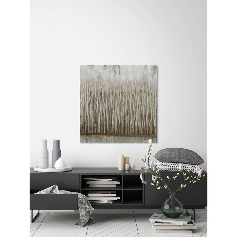 Whispering Trees I' Painting Print on Wrapped Canvas - Multi-Color