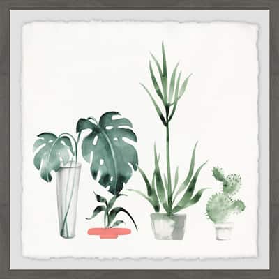 Little Botanical Garden' Framed Painting Print - Multi-Color