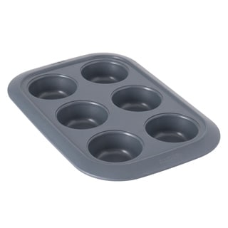 Trudeau Structure Silicone Pro 20 Cavity Mini Muffin Pan, Gray/Pink 