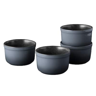 Gem 4" Stoneware Ramekin Set, Set of 4