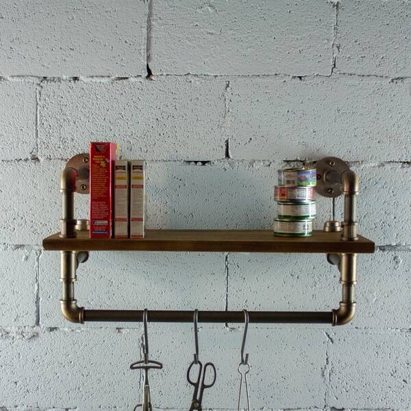 Shop Os Home And Office Model P27 Rb 27 Inch Decorate Pipe Shelf