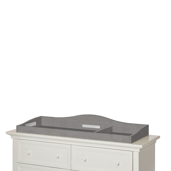 rustic grey changing table