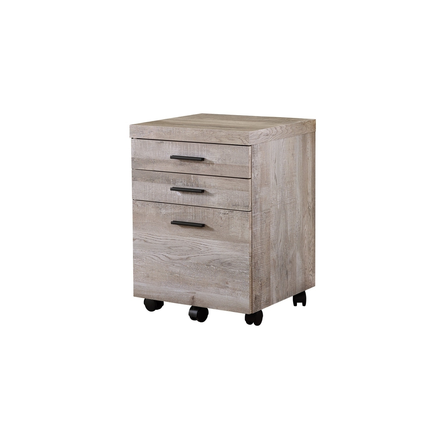 Shop Filing Cabinet 3 Drawer Wood Grain On Castors Overstock 21998145