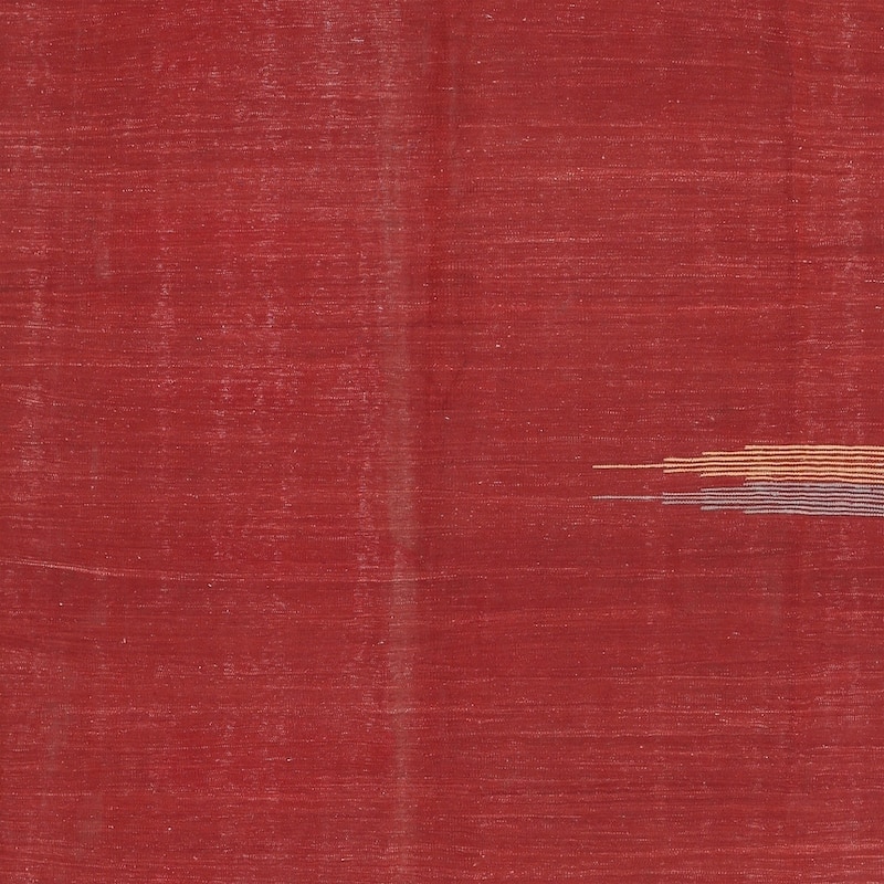 Handmade One-of-a-Kind Wool Kilim (Afghanistan) - 8'1 x 10'