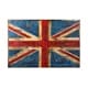 Retrograde UK Flag 3D Wall Art - Grey - Bed Bath & Beyond - 22004075