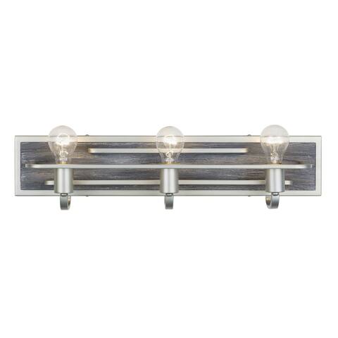 Varaluz Lofty 3-light Silverado Bath/ Vanity