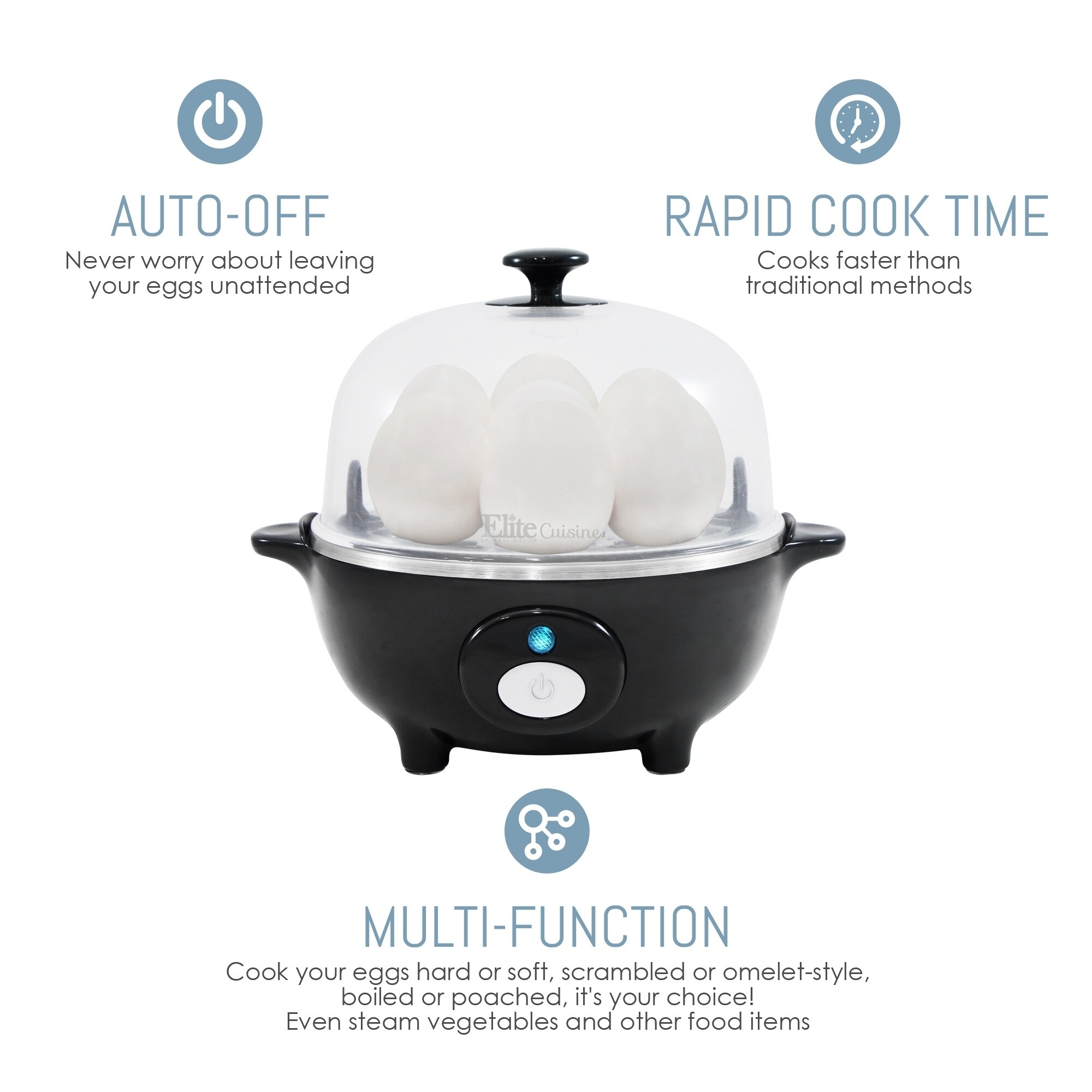 elite cuisine automatic egg cooker