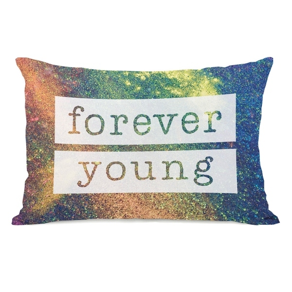 Galaxy Forever Young - Brights Multi 14x20 Pillow by OBC