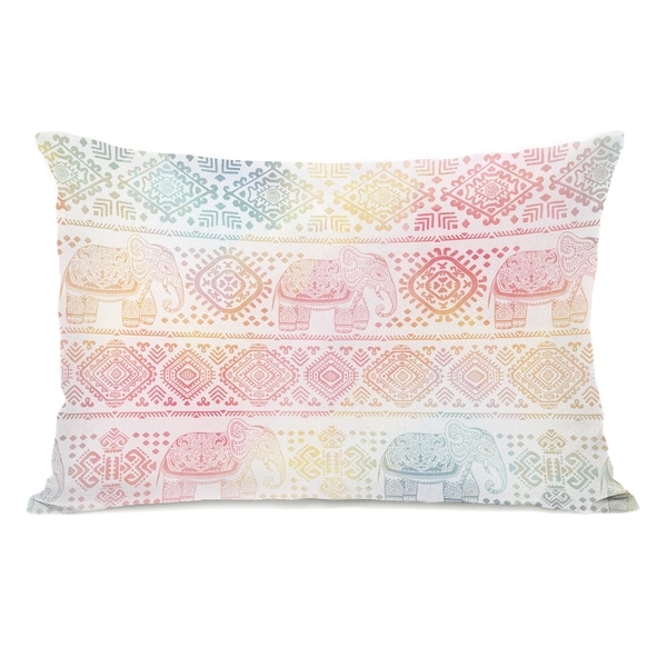 Boho Ele - Multi 14x20 Pillow by OBC
