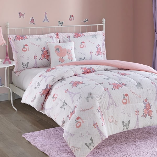 Shop Paris Holiday 4 Piece Comforter Set Free Shipping Today