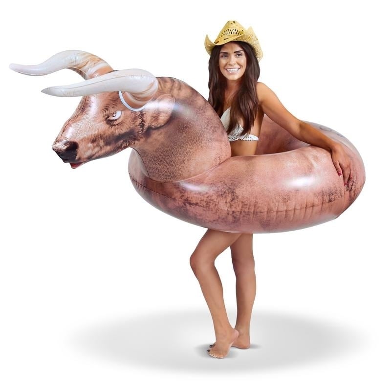 bull inflatable float