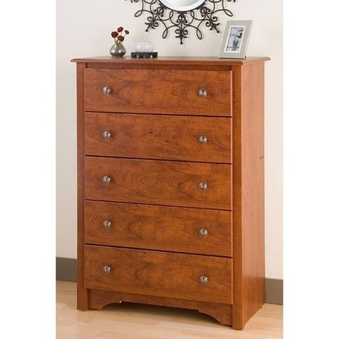 Copper Grove Periyar Cherry 5 Drawer Chest By 2019 Sale On