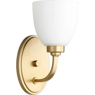 Reyes Satin Opal 1-light Wall Light