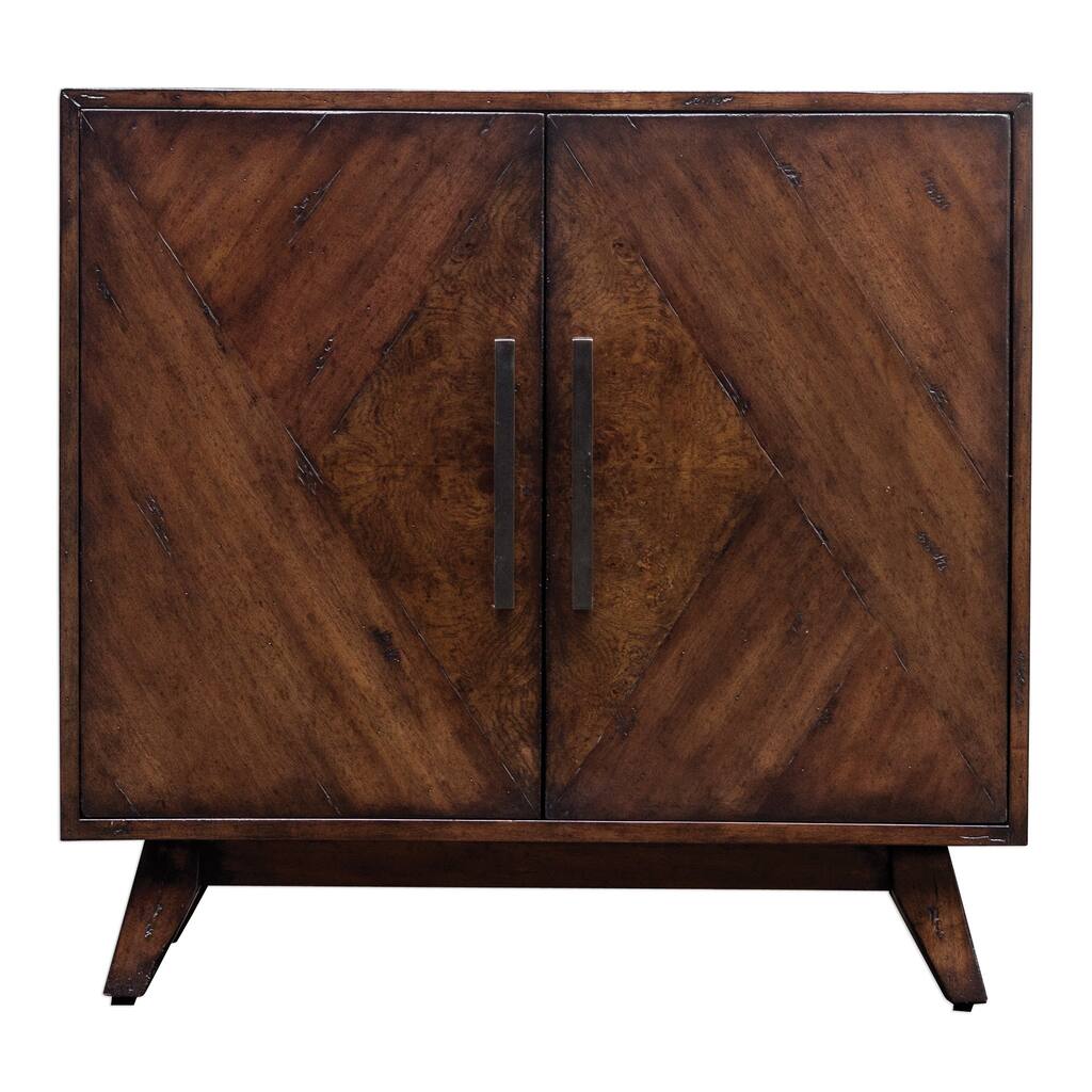Uttermost Liri Deep Mahogany Accent Cabinet
