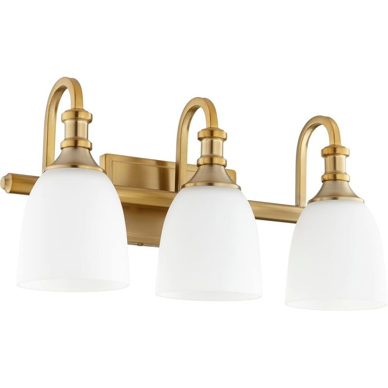 Richmond Aged Brass 3-light Vanity Lighting
