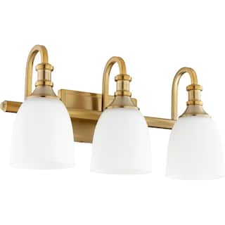 Richmond Aged Brass 3-light Vanity Lighting