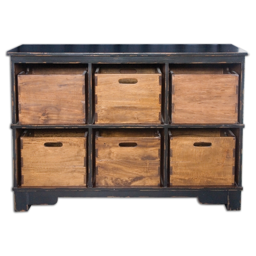 Rustic Wood 2-Drawer 1-Door Slim Storage Cabinet - 48.23 Tall - On Sale -  Bed Bath & Beyond - 29738758