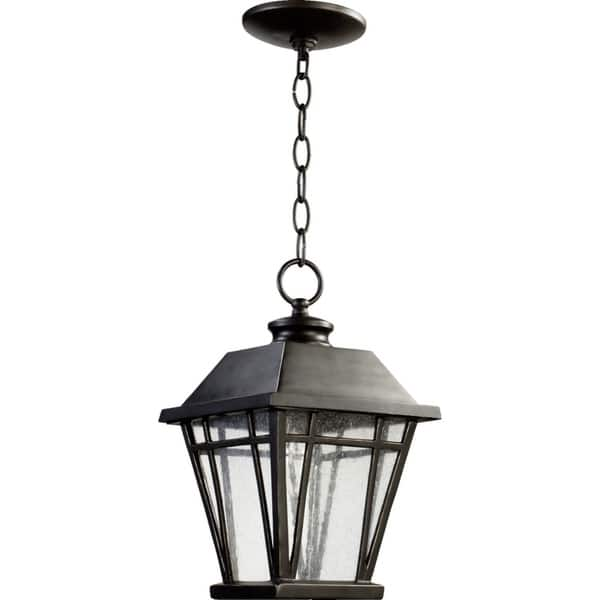 Baxter Old World and Clear Seeded 1-light Pendant - Bed Bath & Beyond ...