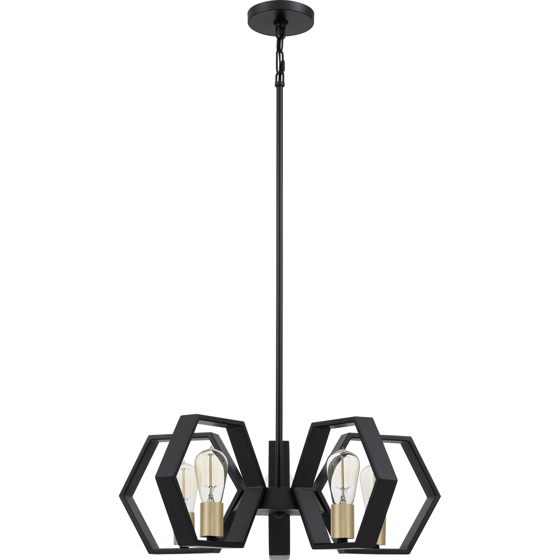 Bismarck Earth Black 5-light Chandelier - Chandeliers For Bedrooms by Overstock.com