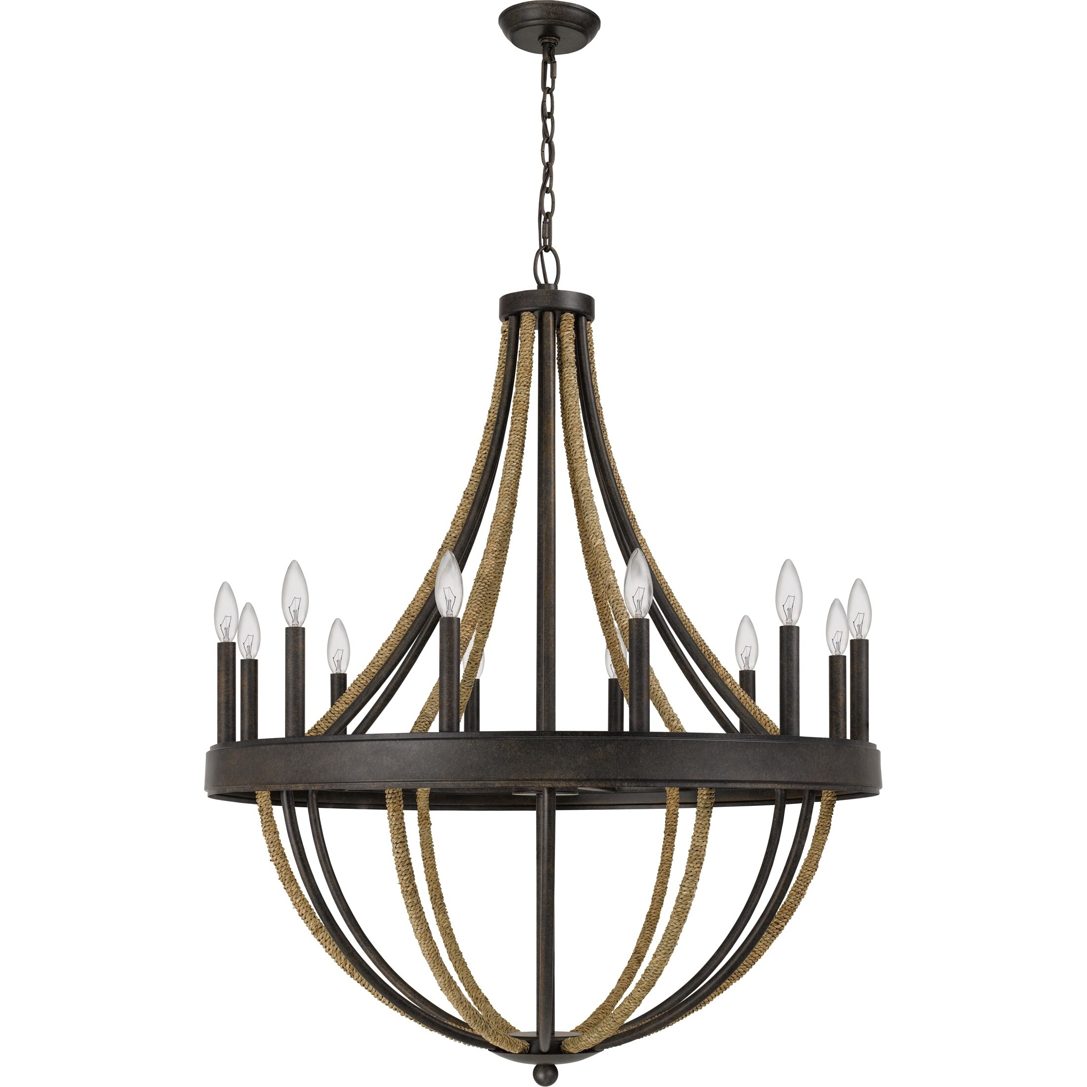 Pembroke Tarnished Bronze 12-light Chandelier - Chandeliers For Bedrooms by Overstock.com
