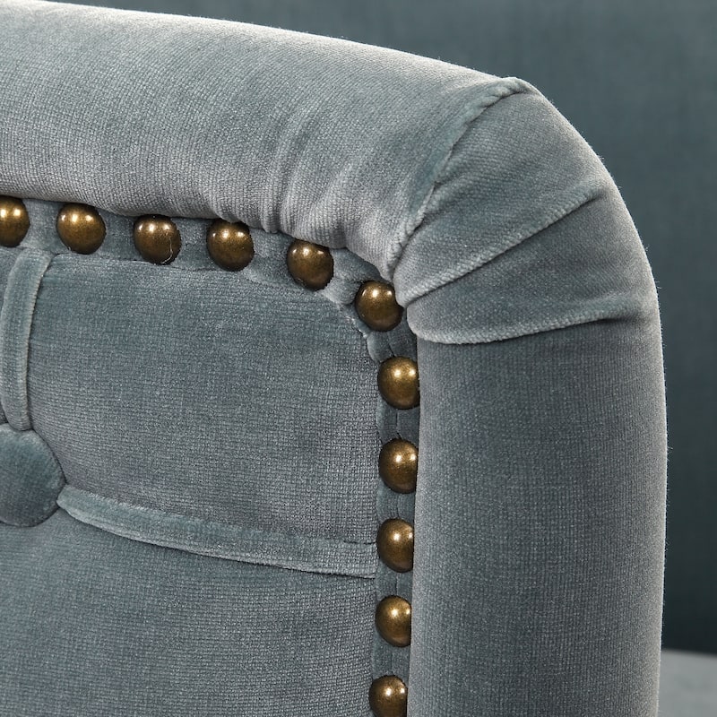 Uttermost Haider Brushed Brass Accent Chair