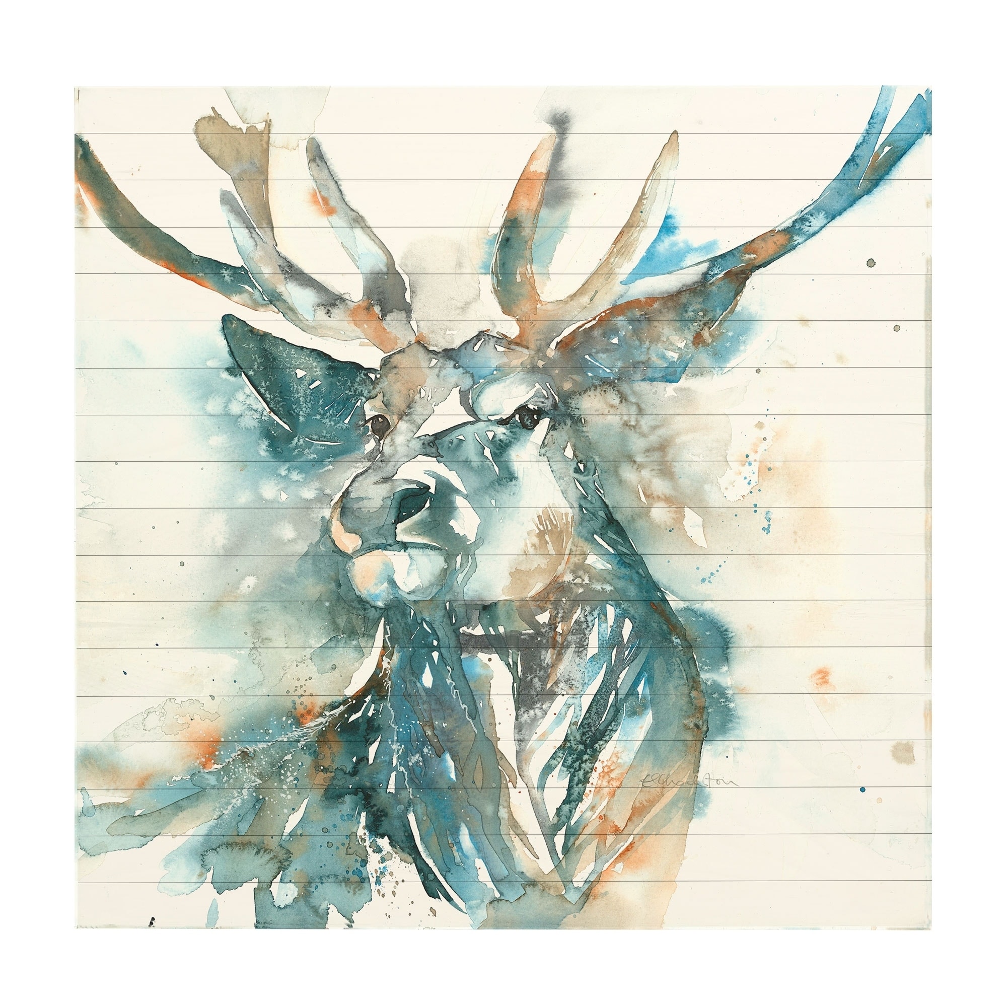 Shop Artwall Stag Wood Pallet Art Free Shipping Today