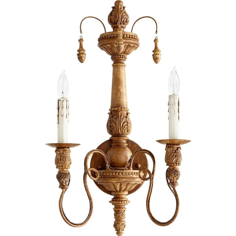 Salento 2-light Wall Light - Brown