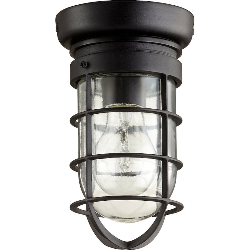 Bowery 1-light Flush Mount - Black