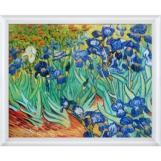 La Pastiche Vincent Van Gogh 'Irises' Hand Painted Oil Reproduction ...