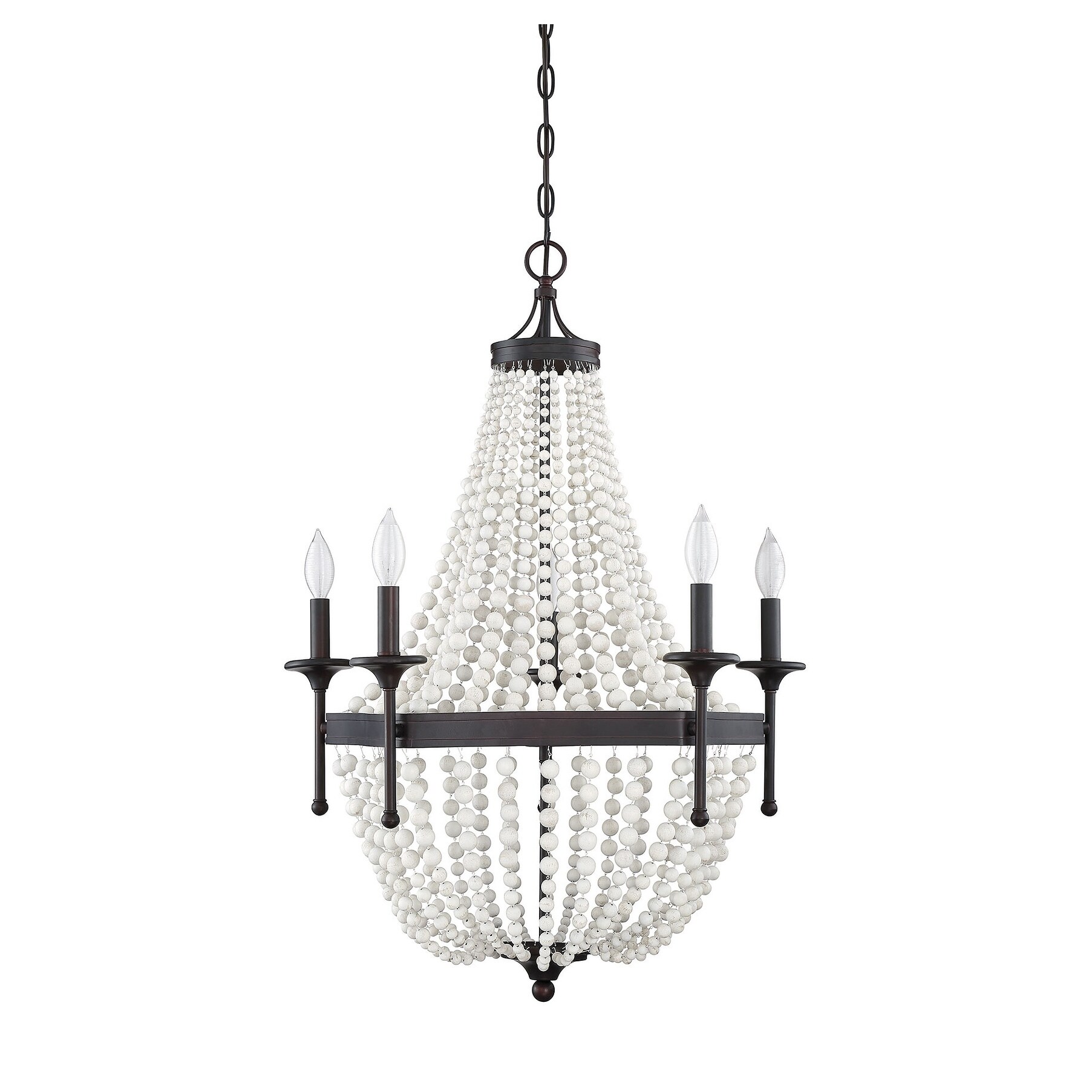 The Gray Barn Lunasa 5-light Chandelier with Oil Rubbed Bronze - Chandeliers For Bedrooms by Overstock.com