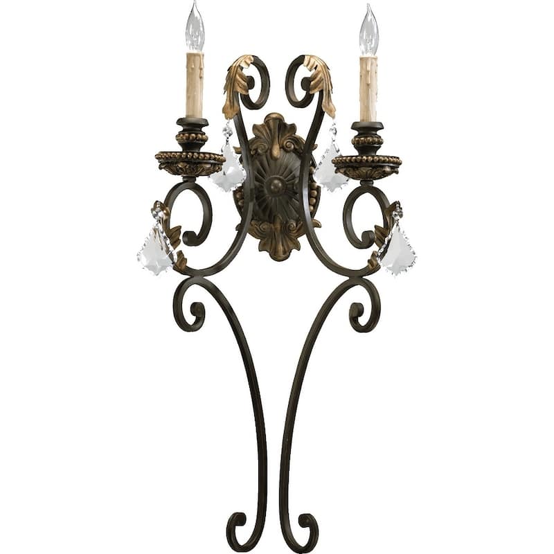 Rio Salado Toasted Sienna and Mystic Silver 1-light Wall Light