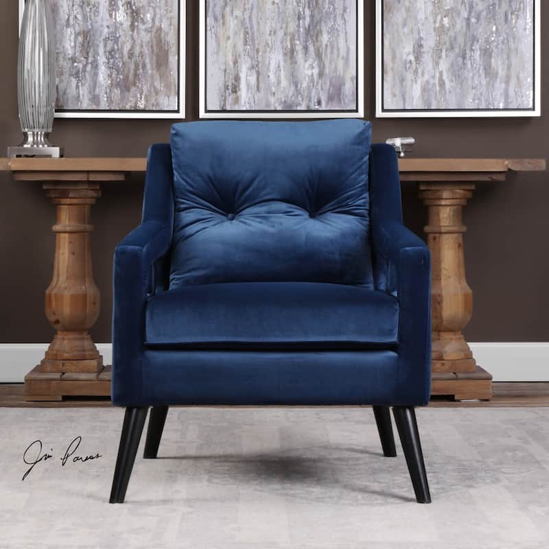 Uttermost O'Brien Antique Black Arm Chair