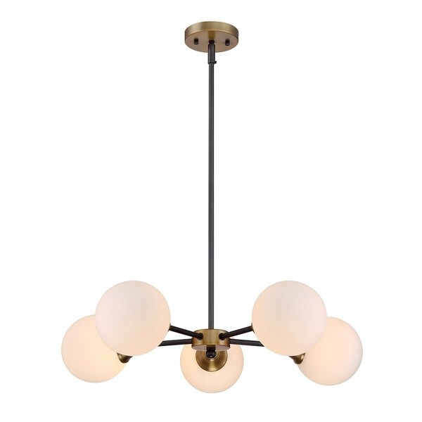Carson Carrington Henningsvaer 5-light Oil Rubbed Bronze Chandelier