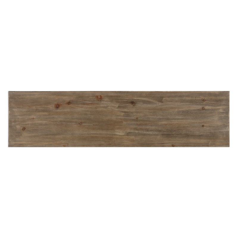 Uttermost Layton Two-tone Geometric Console Cabinet