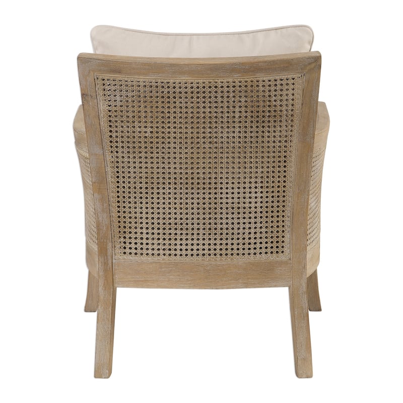Uttermost Encore Sandstone Exposed Arm Chair
