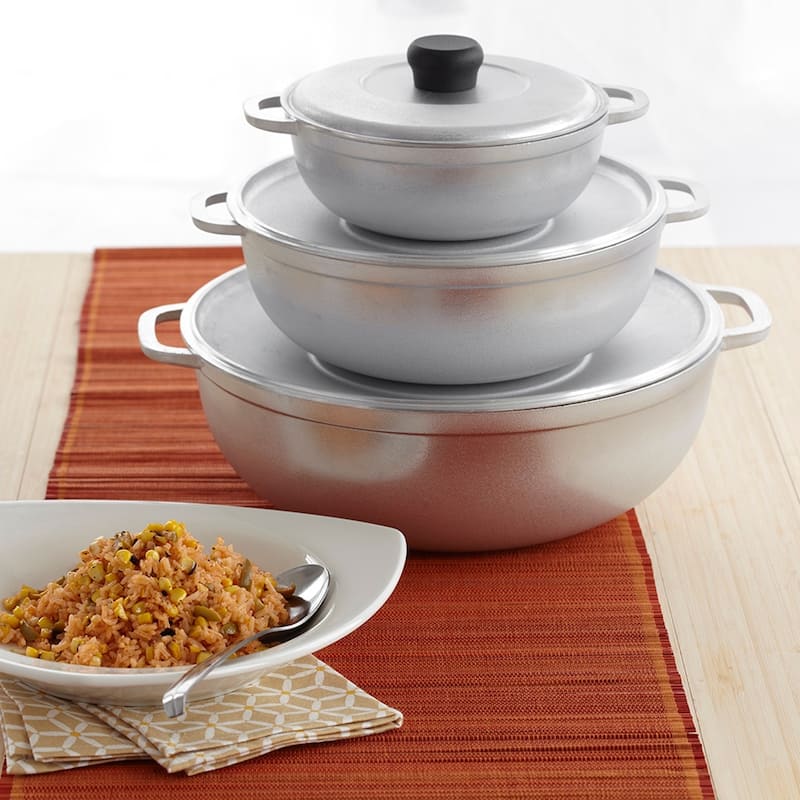 IMUSA R200-CALDERO22C Traditional Caldero 3-Piece Set