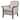 Uttermost Brittoney Weathered Pecan Arm Chair