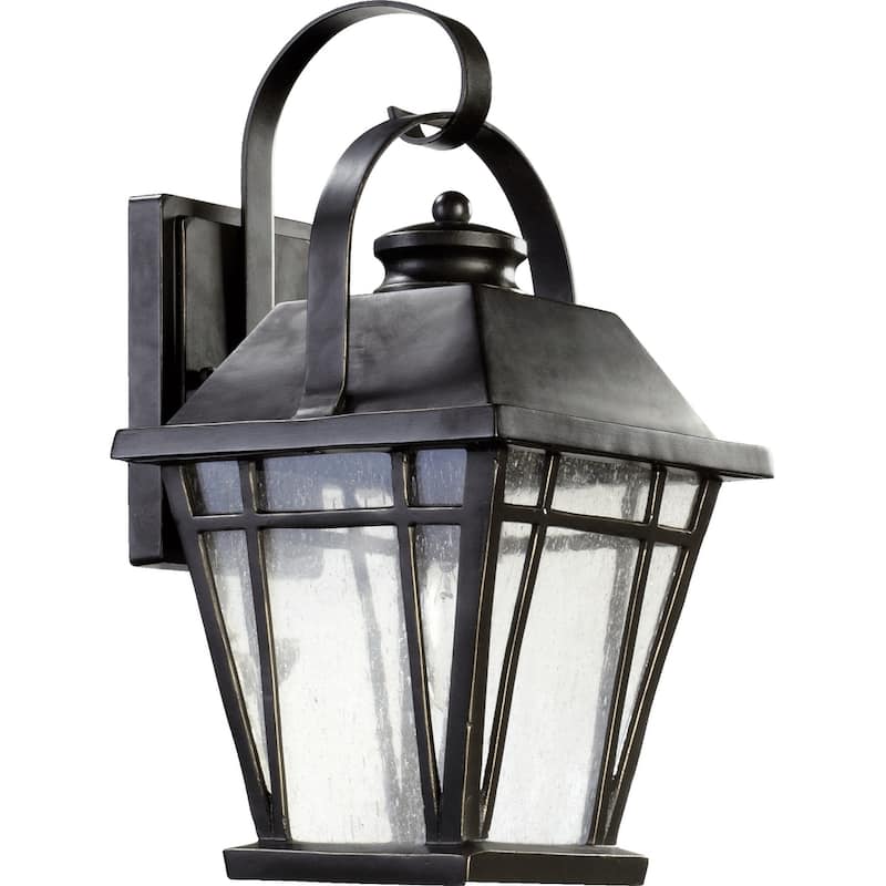 Baxter Old World and Clear Seeded 1-light Wall Light